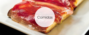 carta comidas flores gourmet