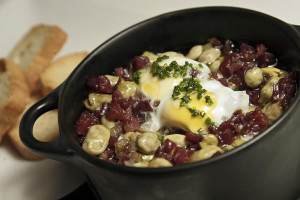 HABITAS CON JAMON flores gourmet