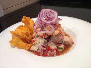ceviche flores gourmet
